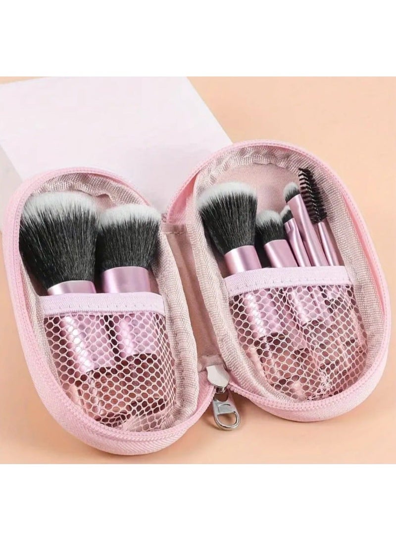 BOLREUS 10-Piece Classic Multifunctional Makeup Brushes Set With Cosmetic Bag, Synthetic Bristles For Foundation, Powder, Blush, Eye Shadow Application, Portable For Travel - Image 2