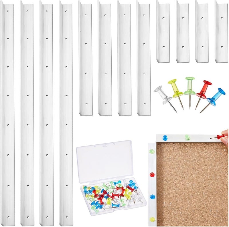 Spakon 12 Pieces Layout Block System 12 Inch 6 Inch 3 Inch for Stained Glass Panels with 60 Mix Color Push Pins Stain Glass Tools and Supplies, 3 Sizes - Image 1