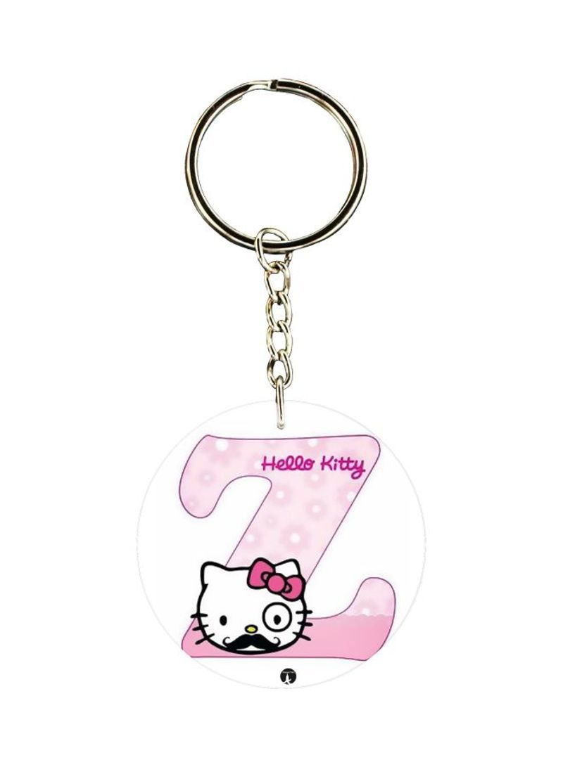 RKN Hello Kitty Letter Z Printed Keychain