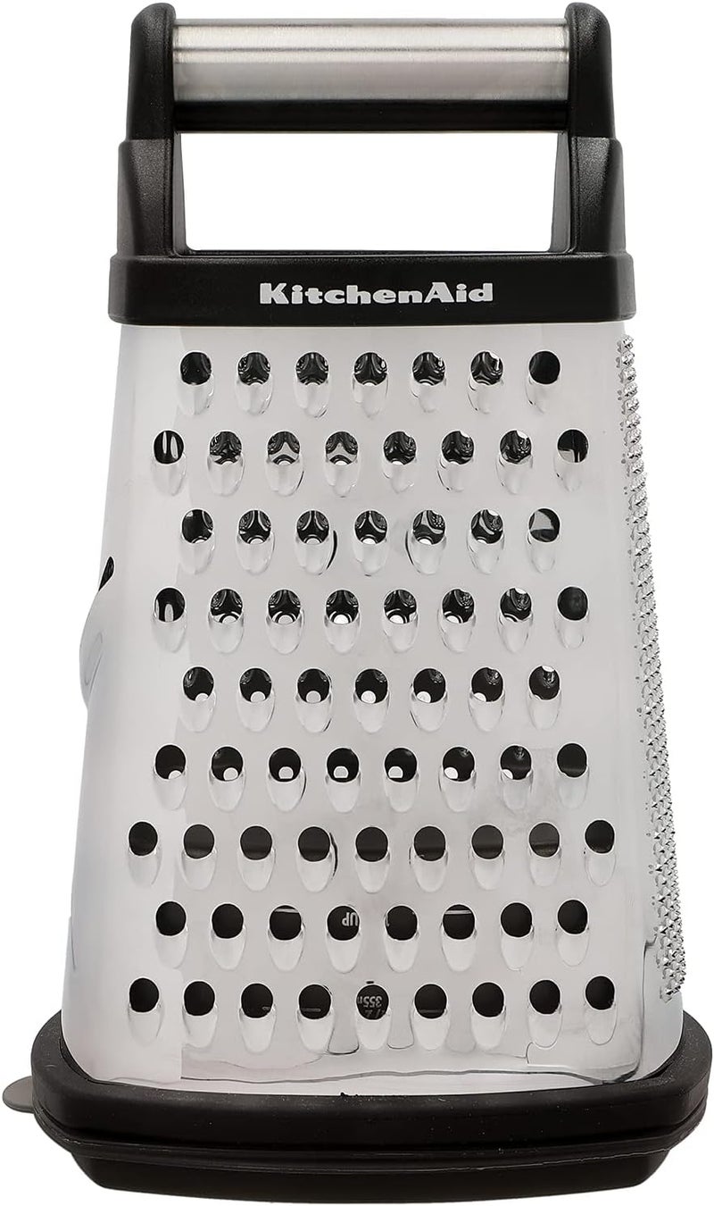 KitchenAid Cheese Grater with Container and Lid, 4-Sided - Image 2