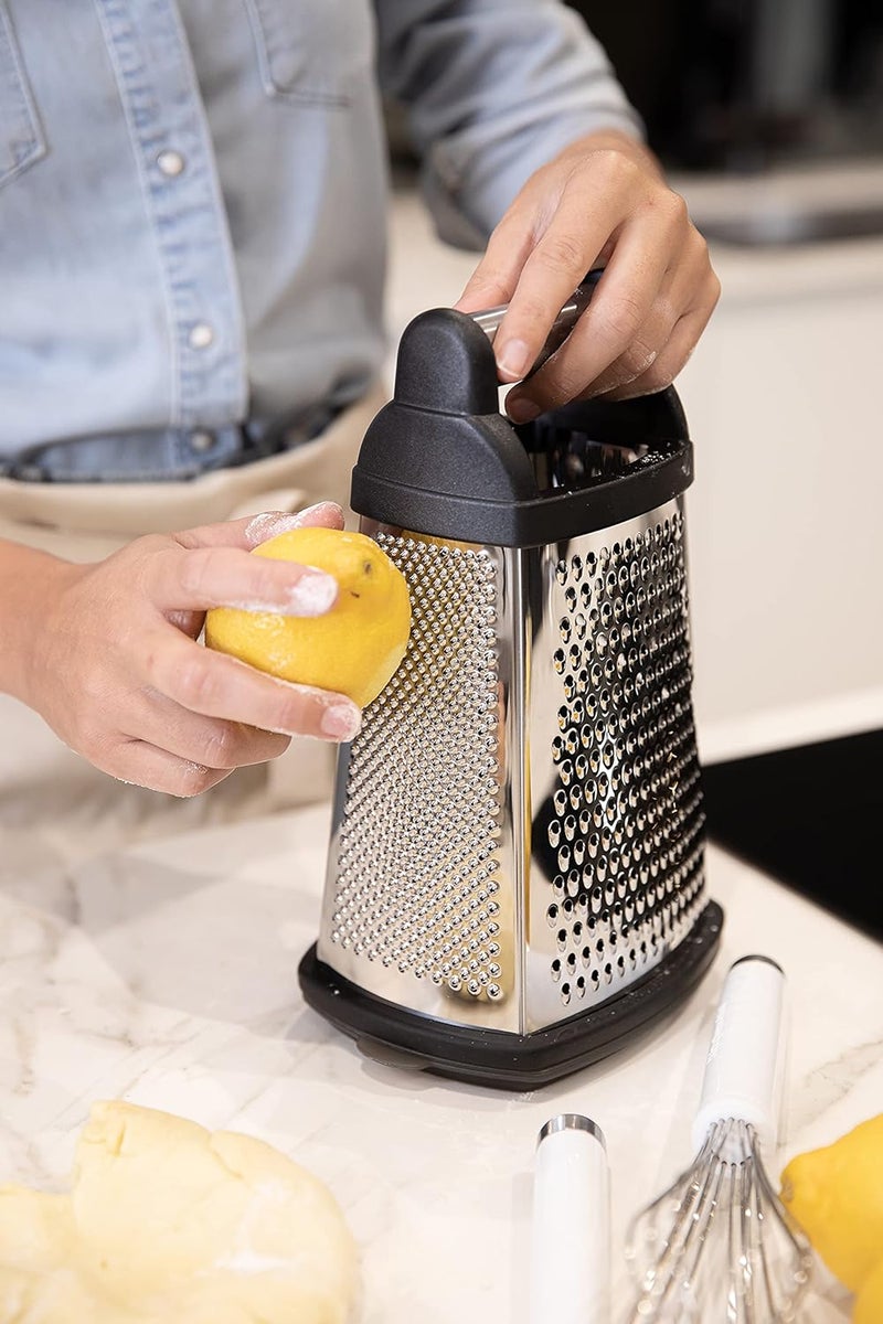 KitchenAid Cheese Grater with Container and Lid, 4-Sided - Image 5