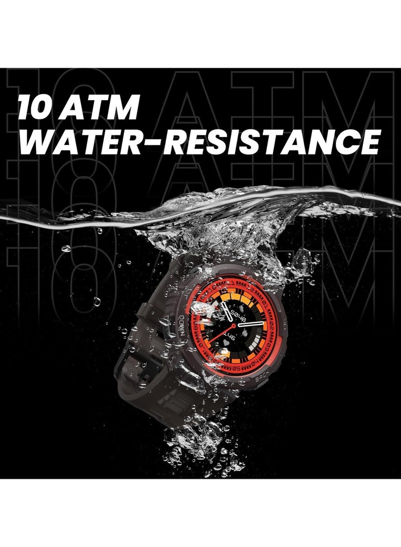 Amazfit Active Edge Smart Watch – Rugged Fitness Tracker with 24-Day Battery, 10ATM Waterproof, Health & Workout Monitoring – Grey - Image 3