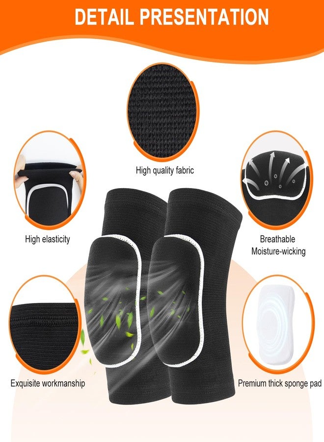 HISFFOG Volleyball Knee Pads for Women, Men, Youth, Girls, Kids, Knee brace for Volleyball Basketball Football Dance Yoga Tennis Running Cycling Workout Climbing Wrestling - Image 3