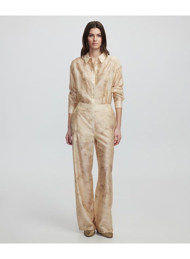 Ipekyol Embroidered And Jacquard Trousers - Image 2