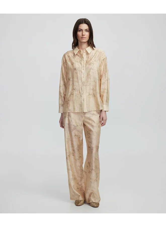 Ipekyol Embroidered And Jacquard Trousers