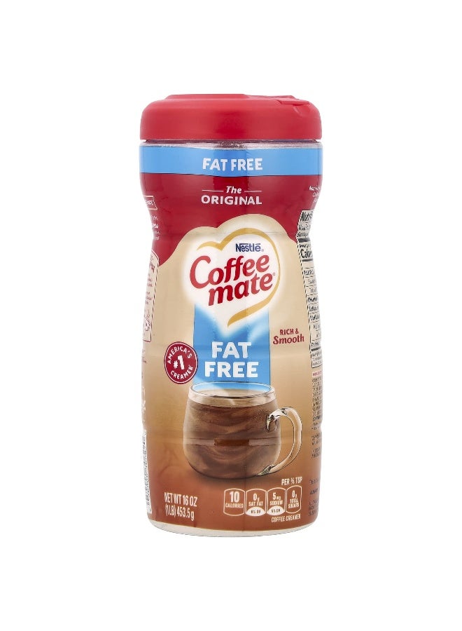 Coffee Mate, Powder Coffee Creamer, Fat Free, Original, 16 oz (453.5 g) (Packaging may vary) - Image 1