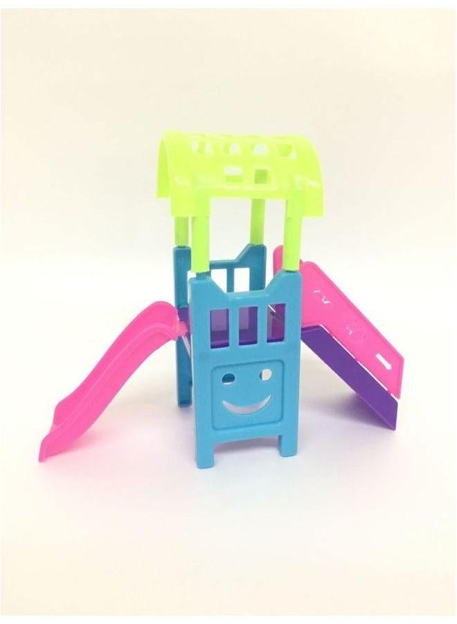 Toy Accessories Slide Doll Amusement Park Suitable For 10cm Park-Color:Products Do Not Contain Dolls  - Image 2
