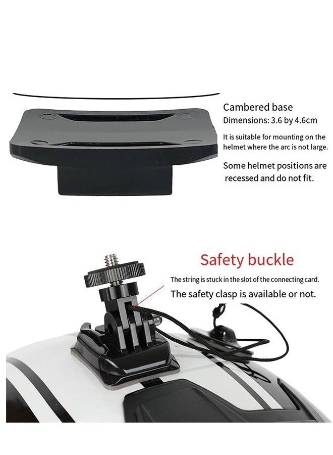 general Insta360 X4/X3 Helmet Mount Kit for 360° Action Cameras Panoramic Sports Camera Motorcycle Riding Accessories - Image 2