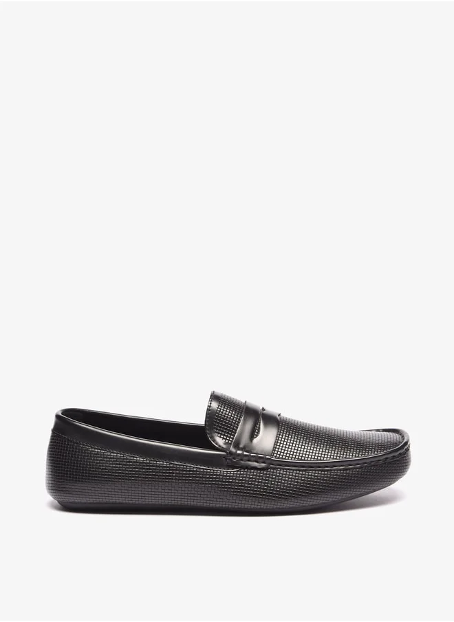 LBL by Shoexpress Men's Textured Slip-On Loafers