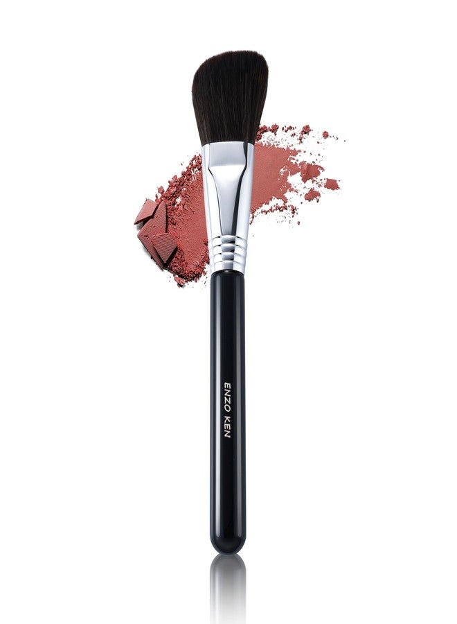 ENZO KEN Angled Contour Brush, Sculpting Brush, Fluffy Blush Brushes, Soft Hair Makeup Brush, Detail Blush Brush, Fluffy Powder Brush for Cheeks, Contour Brushes for Makeup. (904A) - Image 1