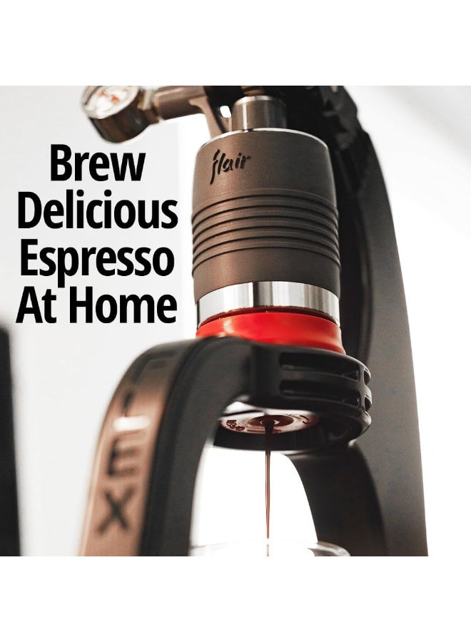 Flair Flair The NEO Flex: Direct Lever Manual Espresso Maker for Home with Two Portafilters, Black - Image 5