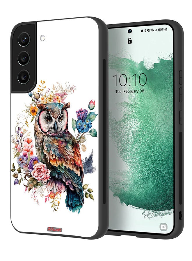 Tolwak Samsung Galaxy S21 Plus 5G Protective Case Cover Owl Abstract Art - Image 1