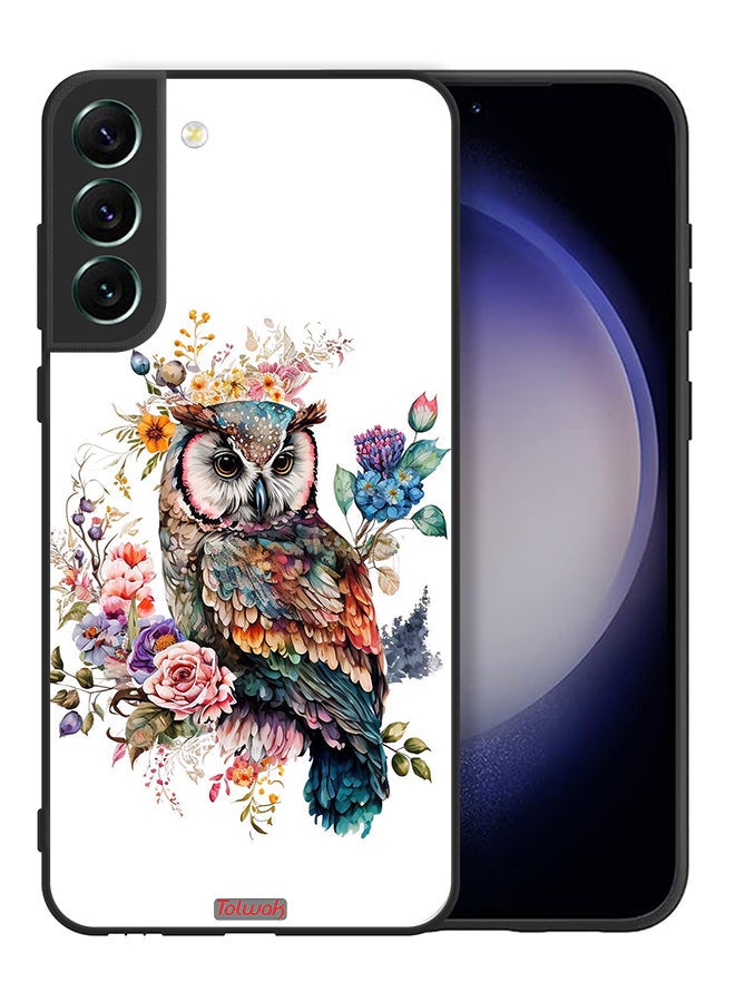 Tolwak Samsung Galaxy S21 Plus 5G Protective Case Cover Owl Abstract Art - Image 2