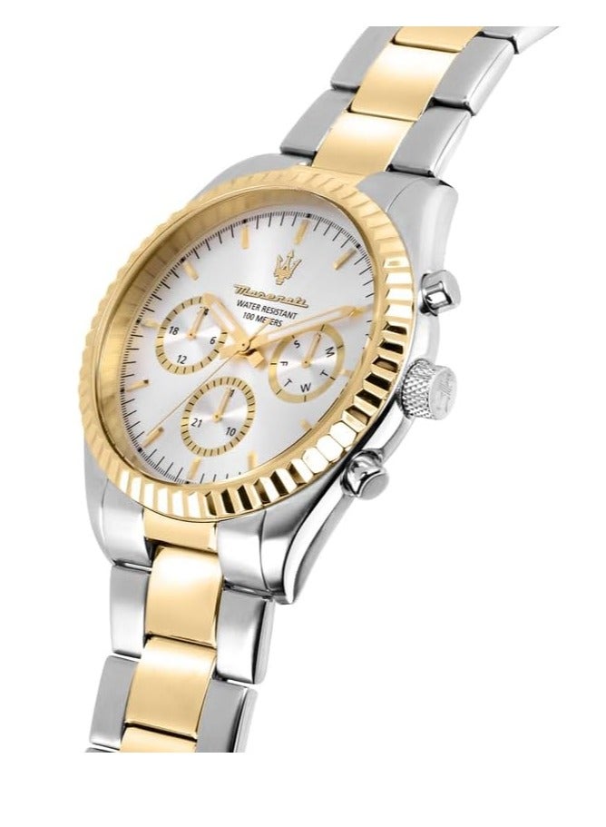 Maserati R8853100021 COMPETIZIONE 43 mm Multifunction Men's Watch, Gold, Quartz Movement - Image 4