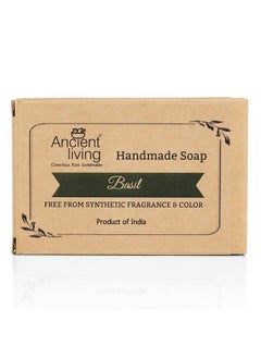 Ancient Living Basil Luxury Handmade Soap For Natural Bath Body And Face For Dry And Combination Skin Set 2(100 Gms)  - Image 2
