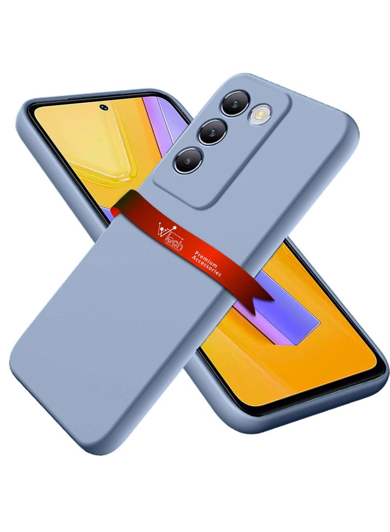 دبليو تيك غطاء غطاء سيليكون سائل V40 SE من vivo - أزرق صخري - Image 1