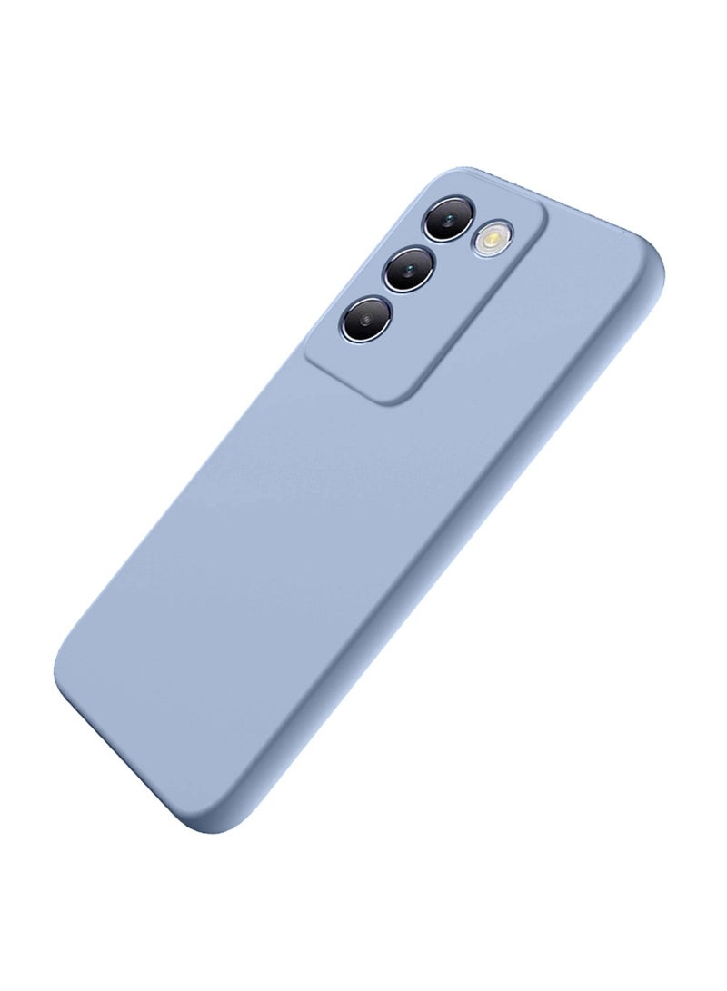 دبليو تيك غطاء غطاء سيليكون سائل V40 SE من vivo - أزرق صخري - Image 3