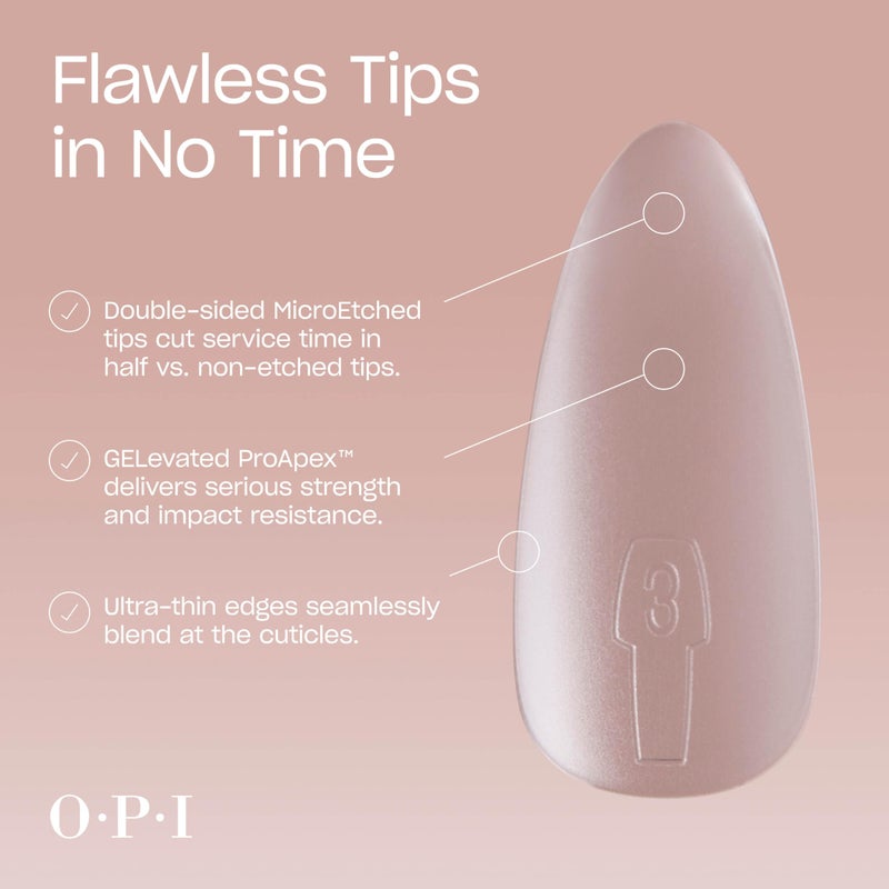 OPI GELevate Soft Gel, Nail Tips | Almond Shape Extensions | Flexible & Natural Fit | 1 Box with 16 Sizes - Image 2