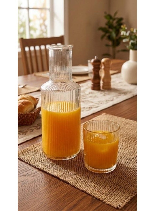 Glass bottle set