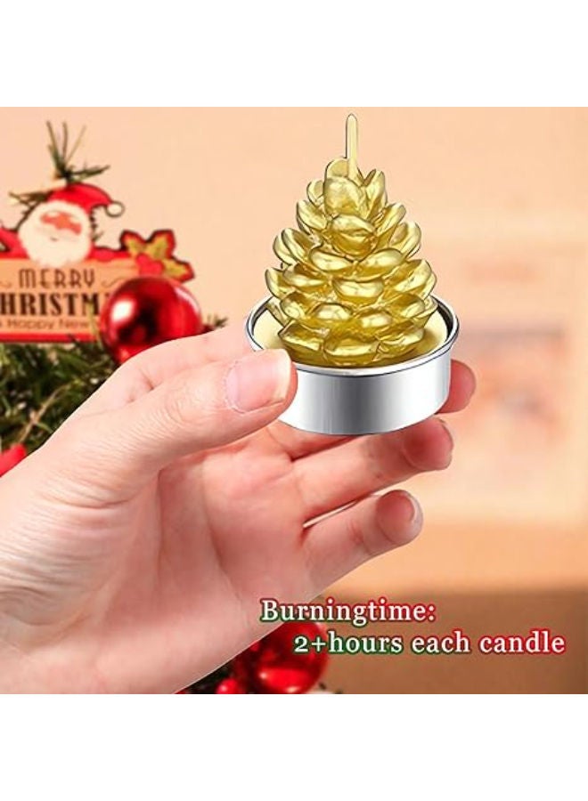 مجموعة من 6 شموع عيد الميلاد - Image 3