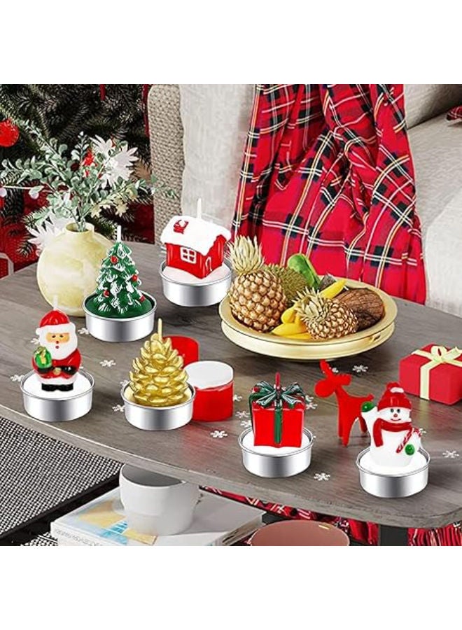 مجموعة من 6 شموع عيد الميلاد - Image 2