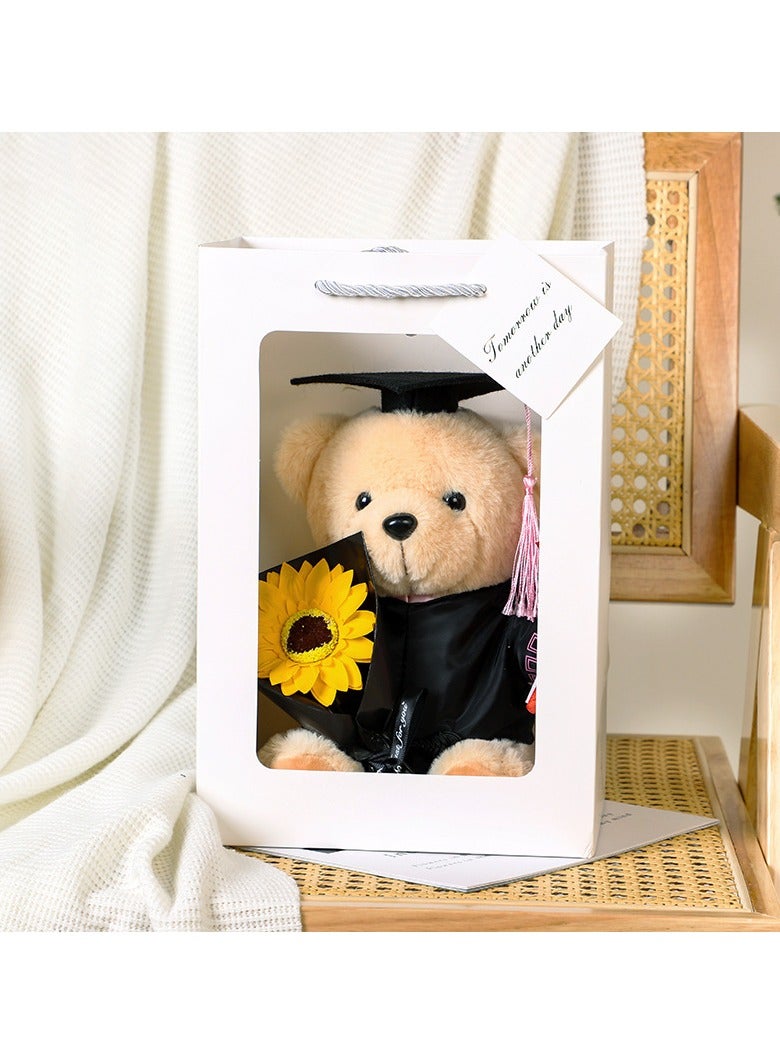 general Dr.Graduation Plush, Giant Plush Doll, Cute Animal PhD Toy, Gift for Kids, Girls, and Boys