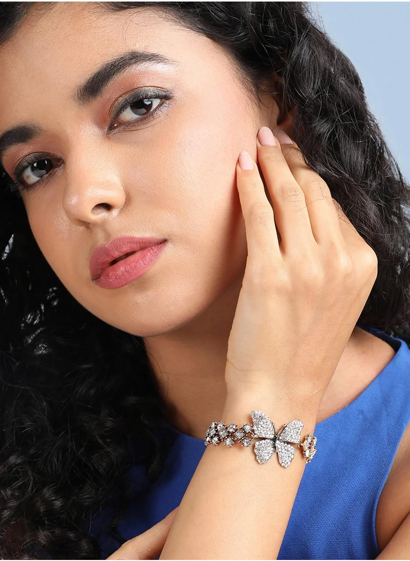 SOHI Crystal Butterfly Bracelet