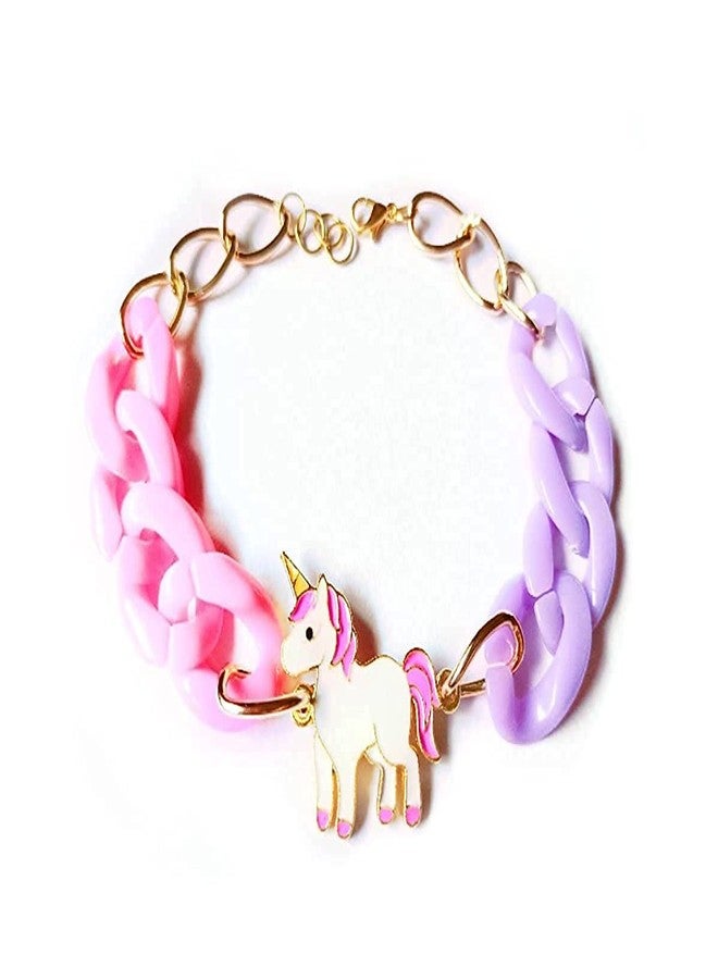 ANISHOP colorful adjustable size unicorn Bracelet for girls - Image 1
