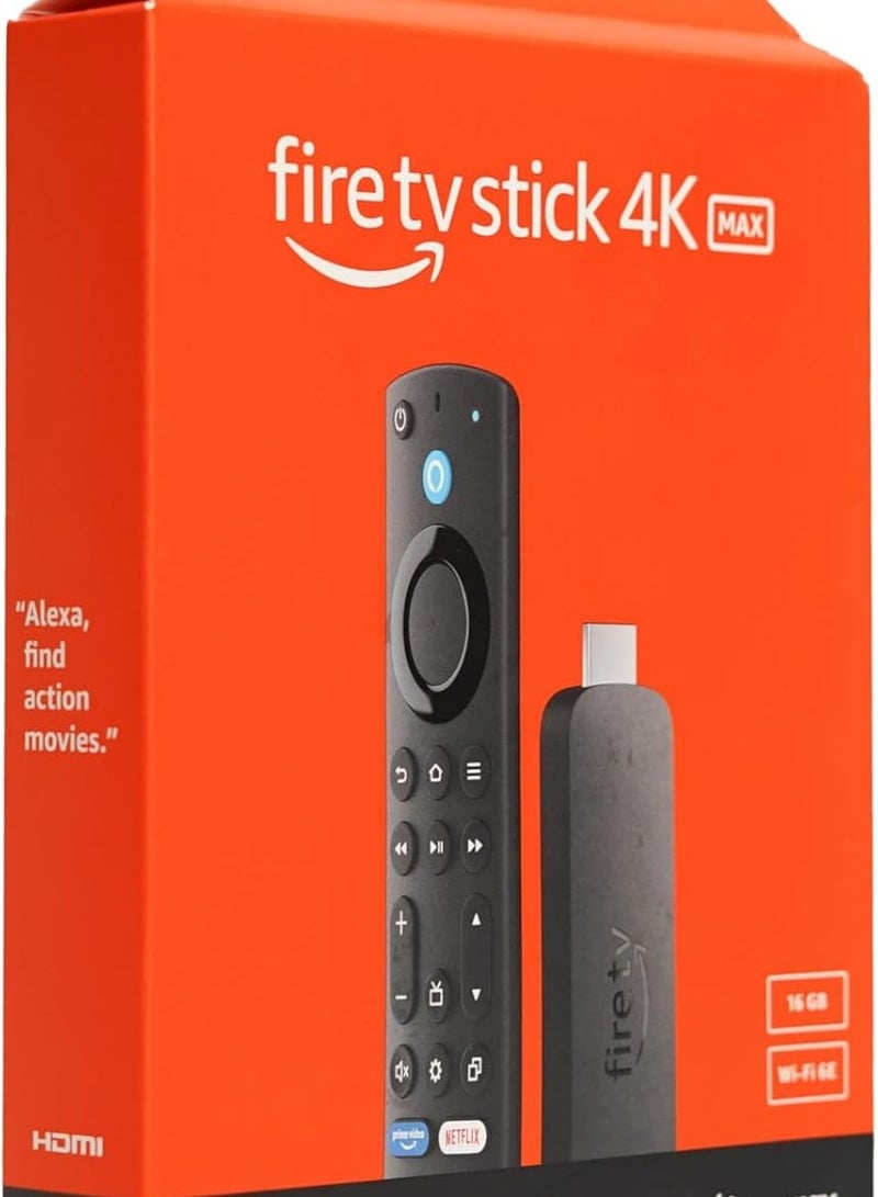 جهاز Fire Stick 4K Max من الجيل الثاني مع جهاز تحكم عن بعد صوتي وجهاز تشغيل الوسائط من الجيل الثالث، ويدعم Wi-Fi 6 - Image 3