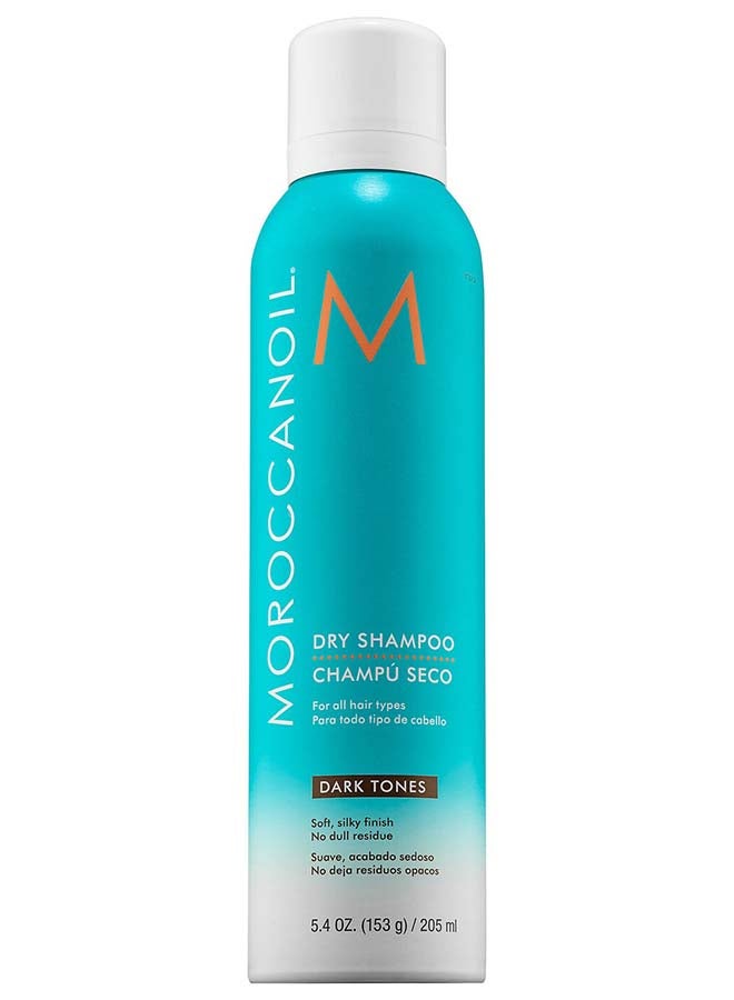 MOROCCANOIL Dry Shampoo for Dark Tones, Ultra-Fine Rice Starch Formula, Oil Absorbing, Refreshes Hair, 5.4 oz Dark Tones 205ml - Image 1