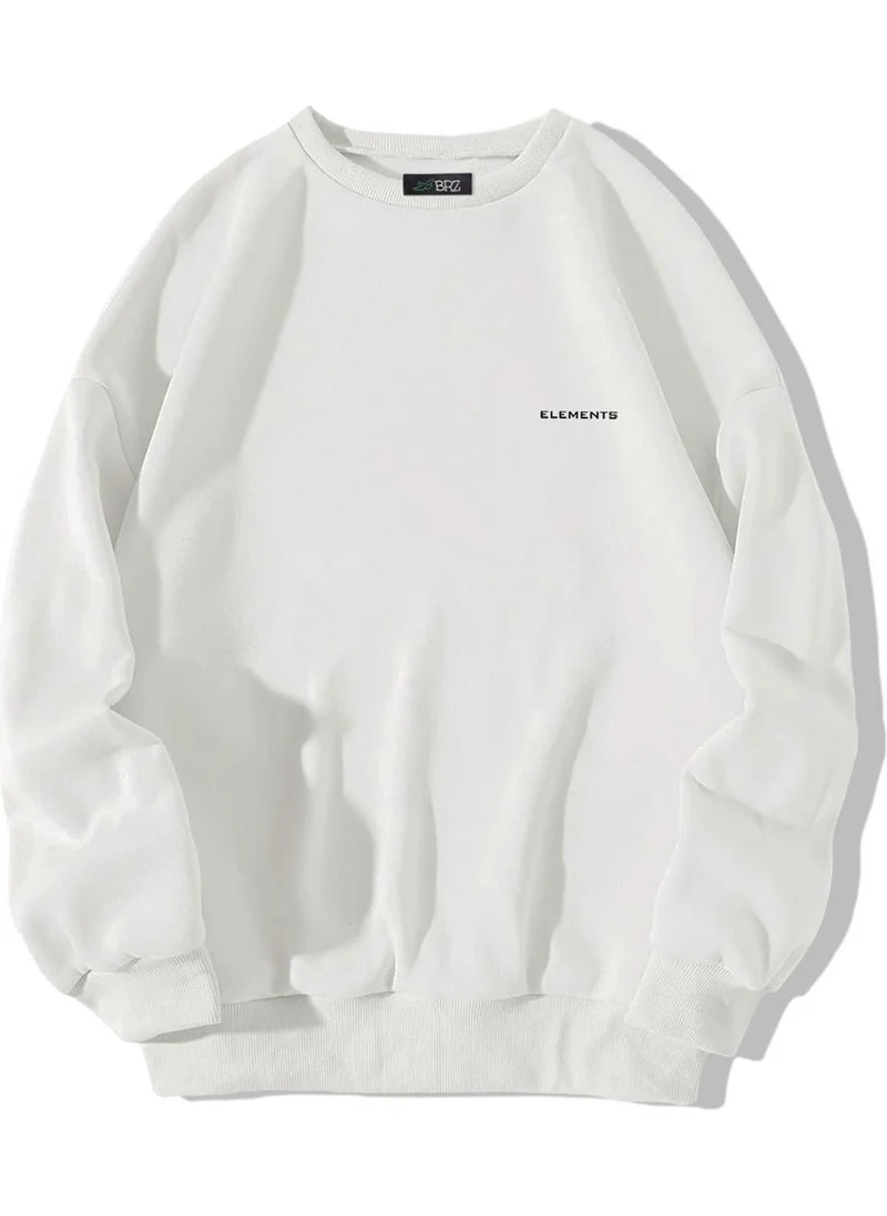 بي ار زد كولكشن Unisex Oversize Basic Sweatshirt