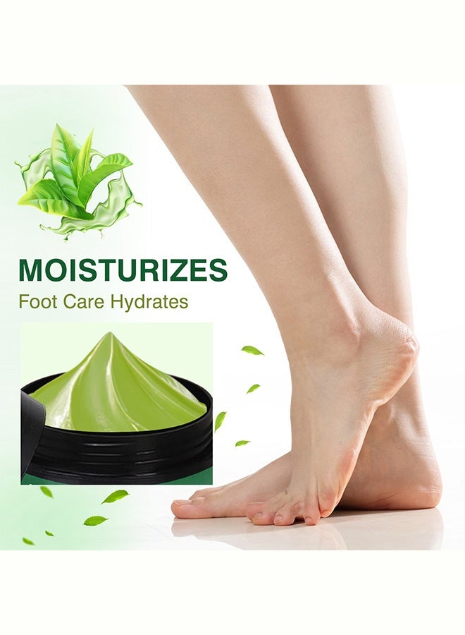 Heyxi Tea Tree Oil Foot Cream with Vitamin E, Aloe Vera and Peppermint for Deep Moisturizing Cracked Heel Repair 50g - Image 5