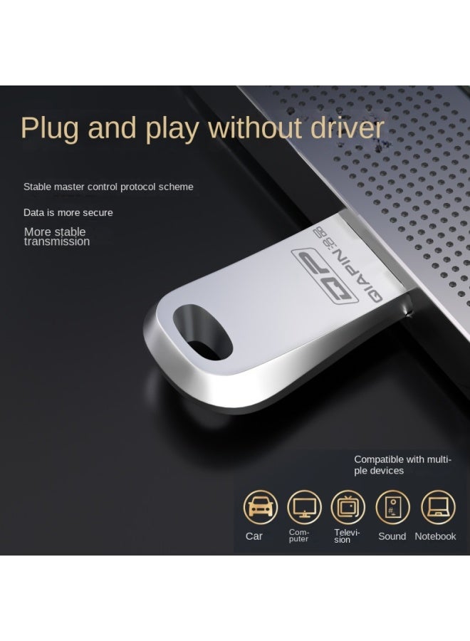 وحدة USB محمولة للسيارة USB 2.0 قرص مصغّر USB 3.0 معدني - Image 2