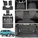 JTYZSM Floor Mats Cargo Mats for 20222025 Chevy TahoeGMC Yukon 7 Seats All Weather Floor Liners with Rear Trunk Mat for 2022 2023 2024 2025 Chevrolet TahoeGMC Yukon Accessories - Image 2