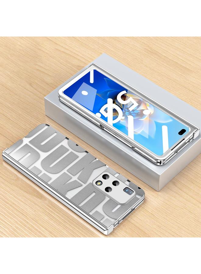 زبون جراب لهاتف Huawei Mate X2، جراب هاتف قابل للطي مطلي بالكهرباء ومتكامل مع مفصلات - Image 2