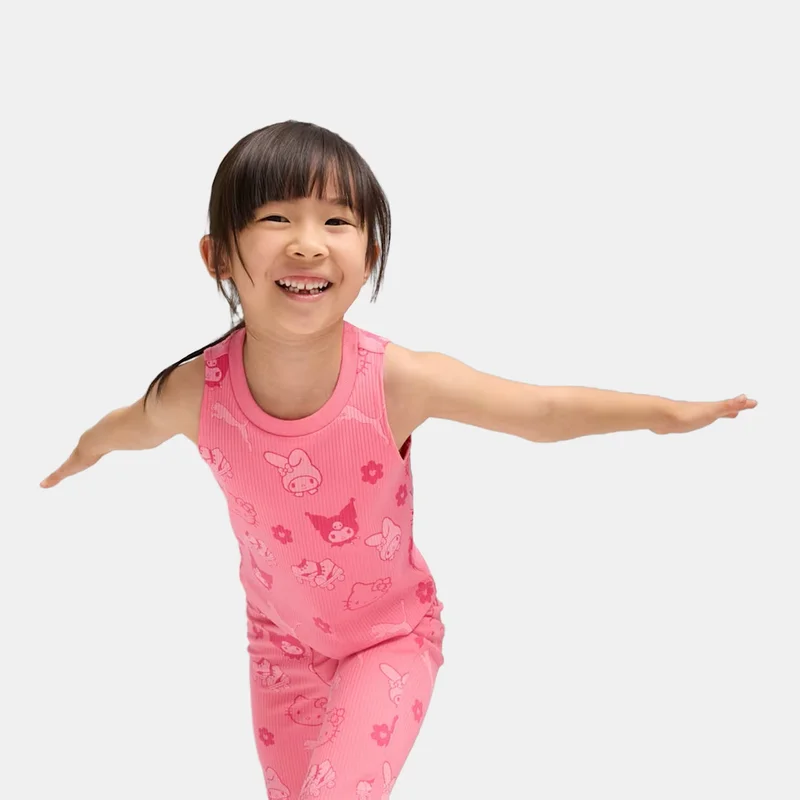 PUMA Kids' x Hello Kitty and Friends Ribbed Tank Top
