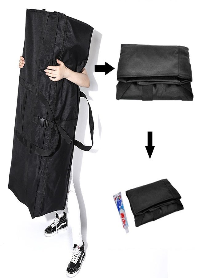 AUGUR Long Travel Duffle Bag,Foldable Extra Large Duffel Bags,Carry on Travel Bag For Camping/Moving Boxes/Tent/Surfboards/Photography Equipment Storage Bag (197 Liter, Black) - Image 5