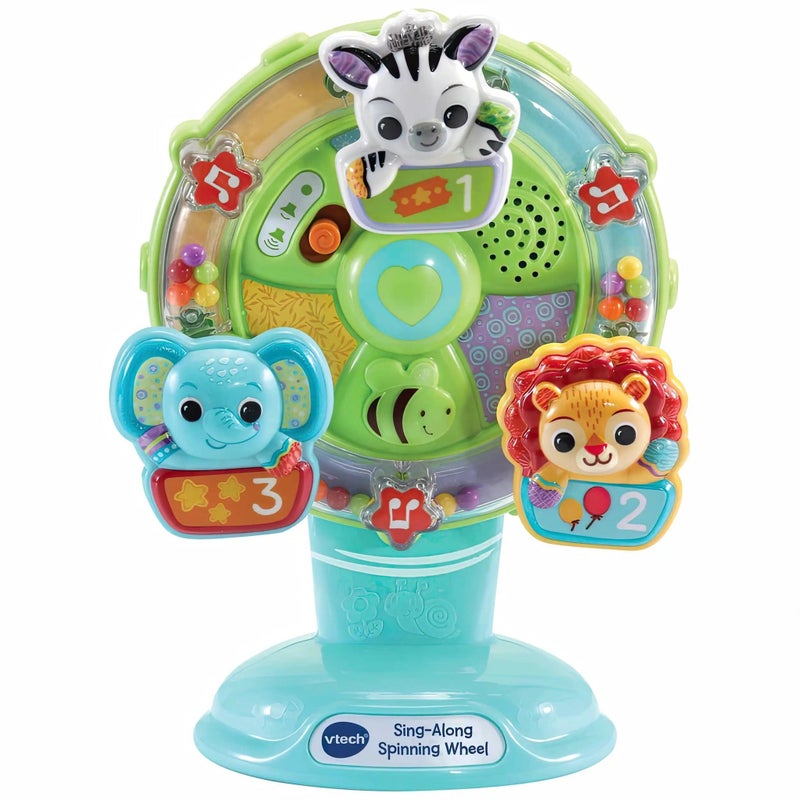 Vtech - Sing-A-Long Spinning wheel - Multicolour | Features 10 happy melodies, 4 sing-along songs and lots of spinning!| Suitbale ages 6m + up - Image 1