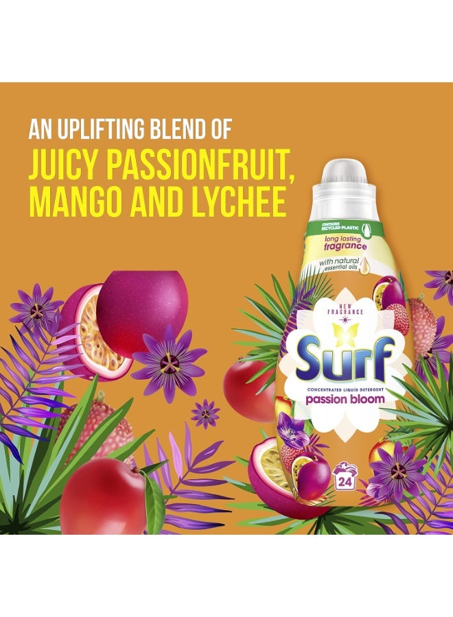 Surf Passion Bloom infused with natural essential oils Concentrated Liquid Laundry Detergent leaves fabrics clean and fresh for longer 24 washes - Image 3