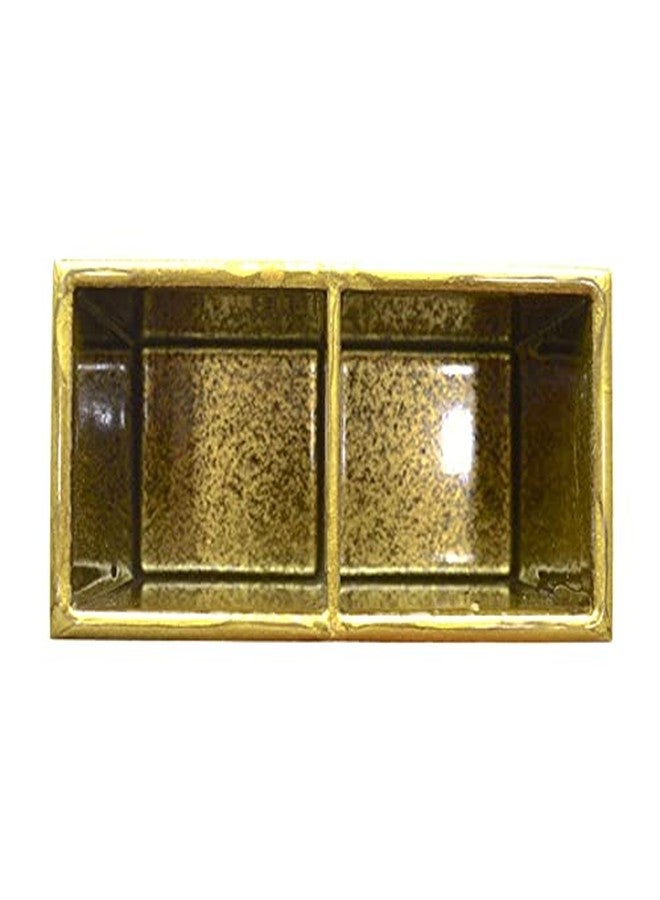 Tranquil Square | Handcrafted | Premium Finish | Imperial Line Glossy Marble Finish Two Rack Wooden Cutlery Stand - Image 5
