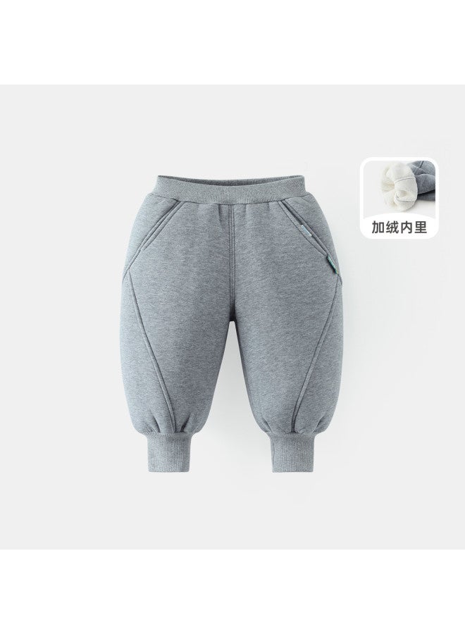 Baby Fleece Sweatpants Winter Style Boys Pants Kids Girls Thick - Image 5