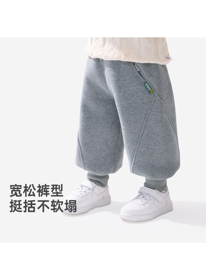 Baby Fleece Sweatpants Winter Style Boys Pants Kids Girls Thick - Image 3