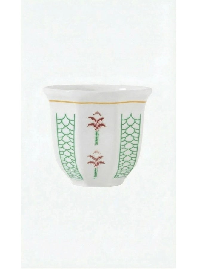 Espresso Cup Arabic Coffee Cup Mug Ceramic Coffee Cup Teacup for Turkish Tea, Latte, Cappuccino 180mL - Image 1