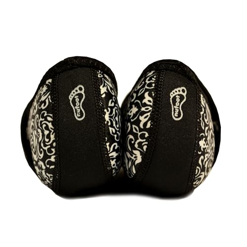 Nufoot Betsy Lou Women's Slippers, Foldable, Flexible Flats, Slipper Socks, Travel Slippers, Exercise Shoe, Dance Shoe, Yoga Socks, House Shoes, Indoor Shoes, Midnight, Medium - Image 3