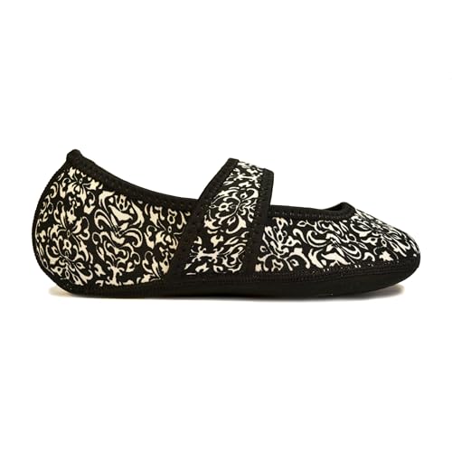 Nufoot Betsy Lou Women's Slippers, Foldable, Flexible Flats, Slipper Socks, Travel Slippers, Exercise Shoe, Dance Shoe, Yoga Socks, House Shoes, Indoor Shoes, Midnight, Medium - Image 2
