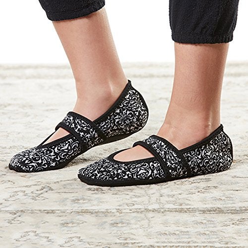 Nufoot Betsy Lou Women's Slippers, Foldable, Flexible Flats, Slipper Socks, Travel Slippers, Exercise Shoe, Dance Shoe, Yoga Socks, House Shoes, Indoor Shoes, Midnight, Medium - Image 4