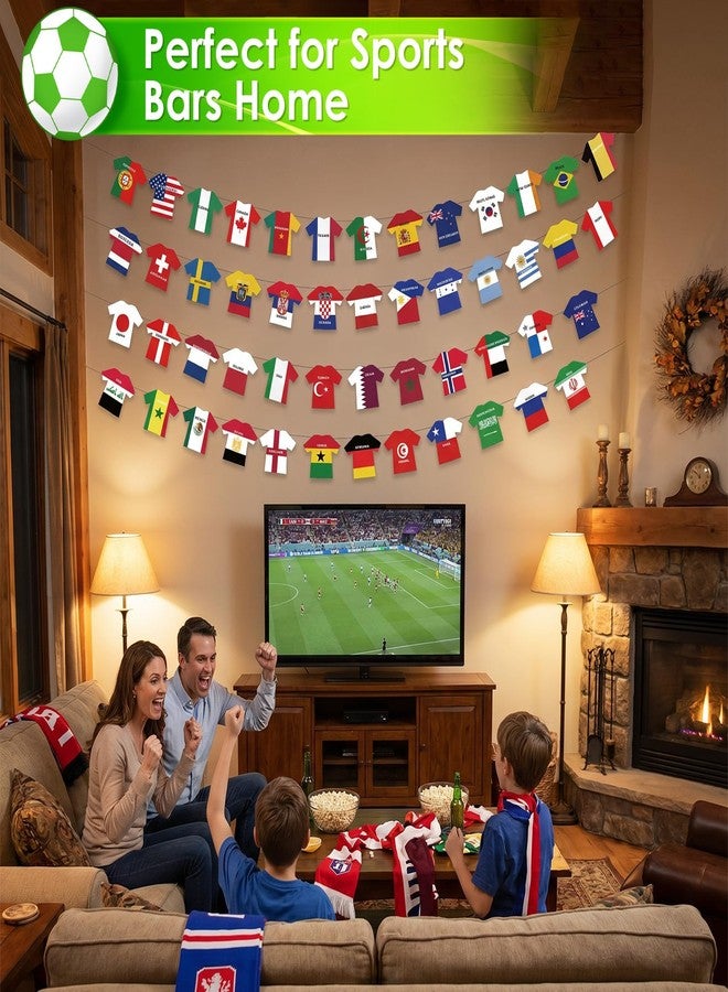 راية أعلام كأس العالم لكرة القدم 2026، 50 قطعة، أعلام دول دولية، زينة لكأس العالم، منتجات ترويجية للحفلات الرياضية والاحتفالات الأولمبية - Image 4