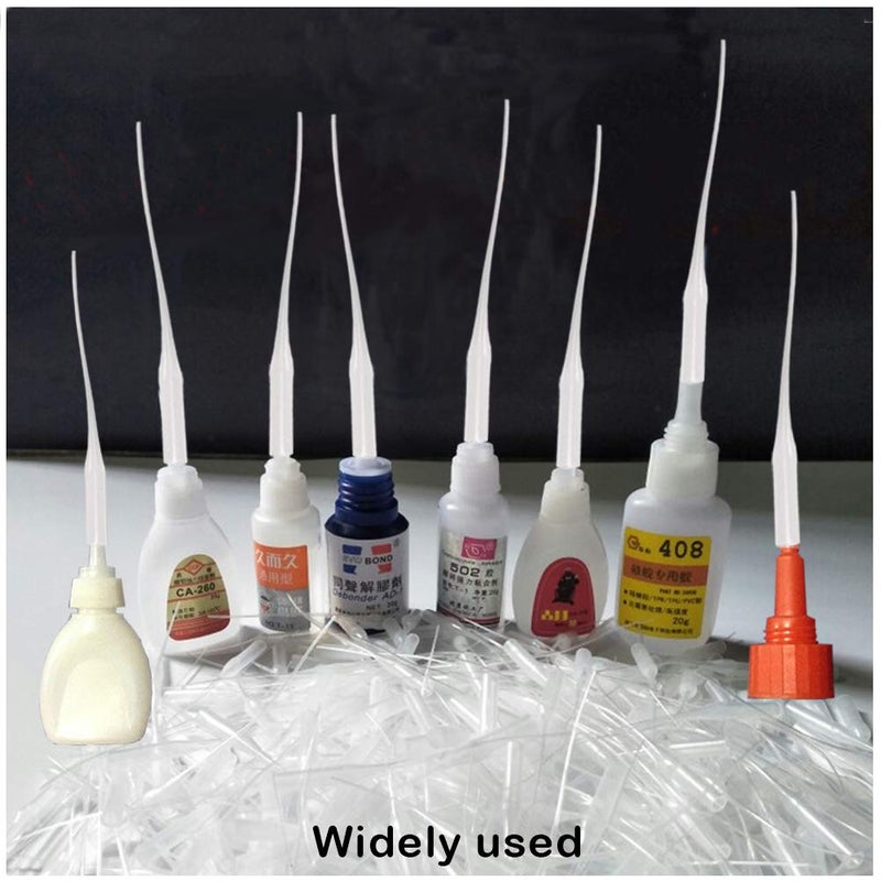 Asonlye CA Glue Tips 100Pcs, Precision Glue Micro-Tips for Bottles with Nozzle, Use for Hobby for Hobby, Crafting, Lab Dispensing - Image 4