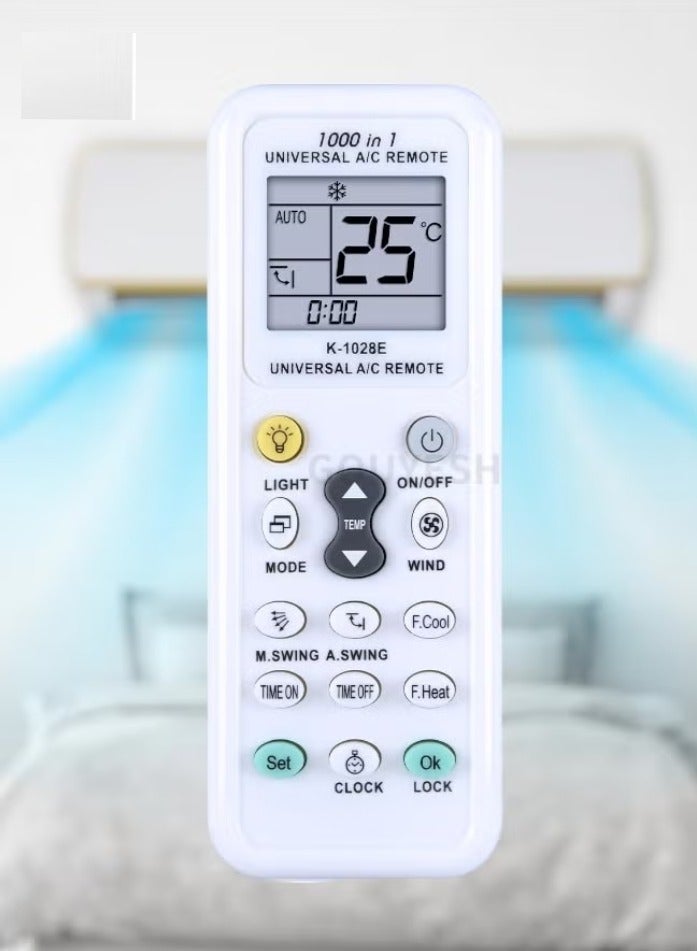 ELTRAZONE Universal 1000 in 1 K-1028E Wireless Air Conditioner Remote Control | AC Digital LCD | Compatible with Most Air Conditioner Brands - Image 4