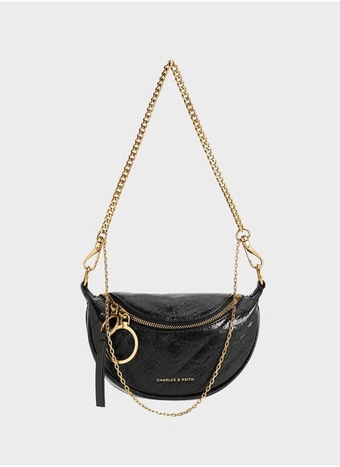 Hansohee Philomena Half-Moon Crossbody Bag